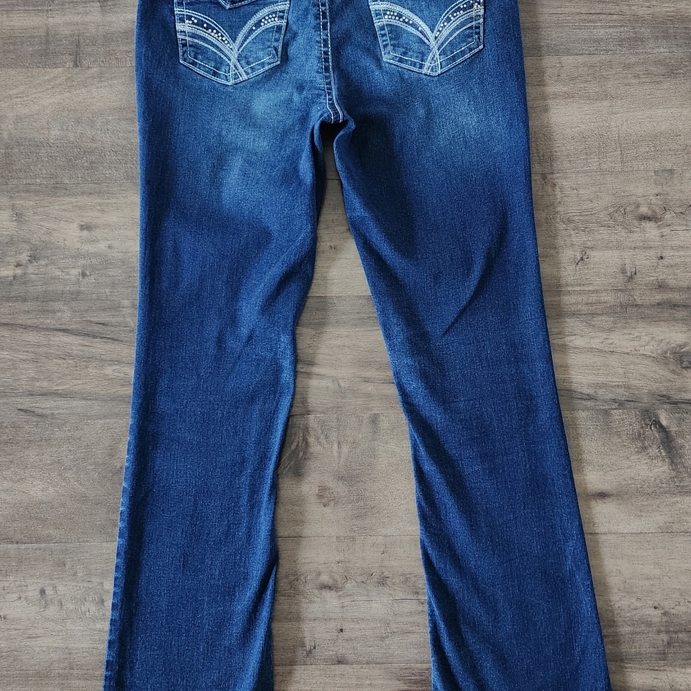 Wallflower Luscious Curvy Bootcut Blue Jean Size 7 - Picture 12 of 16